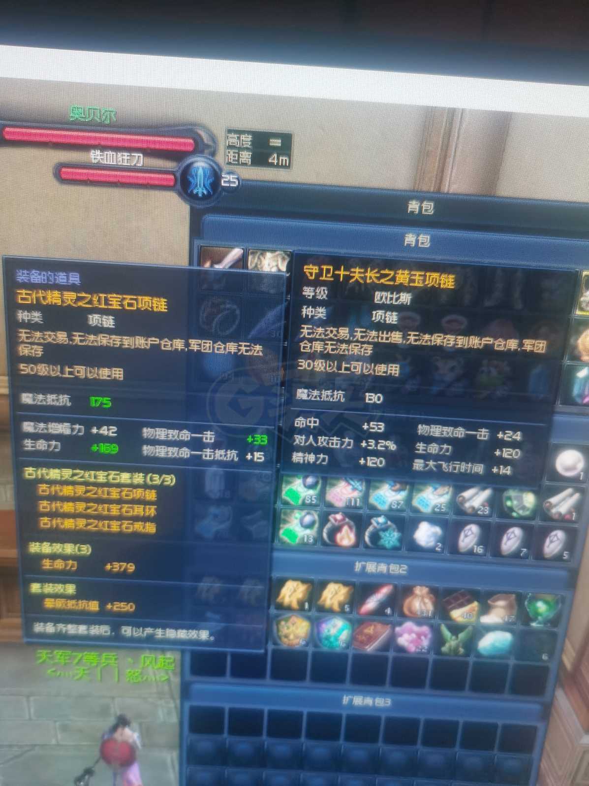 永恒之塔-账号-[守护星 50级]季卡精十套天本大剑12长剑十夫项链加耳环一对