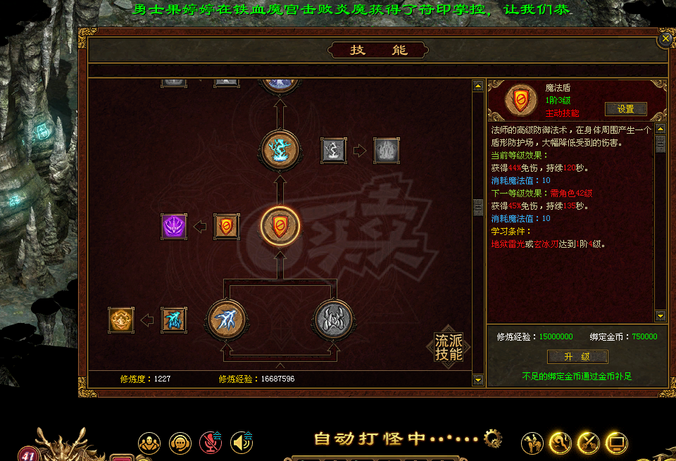 传奇世界-账号-[法师 41级] 顶级优秀豹子，超高洗练，逆魔套，1227修炼值，每天吃逆魔珠