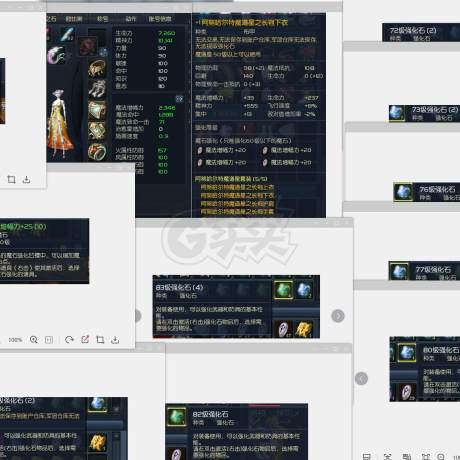 永恒之塔-账号-[魔道星 50级]2520增幅  黑暗套 *黑暗武器T8攻速副手  998