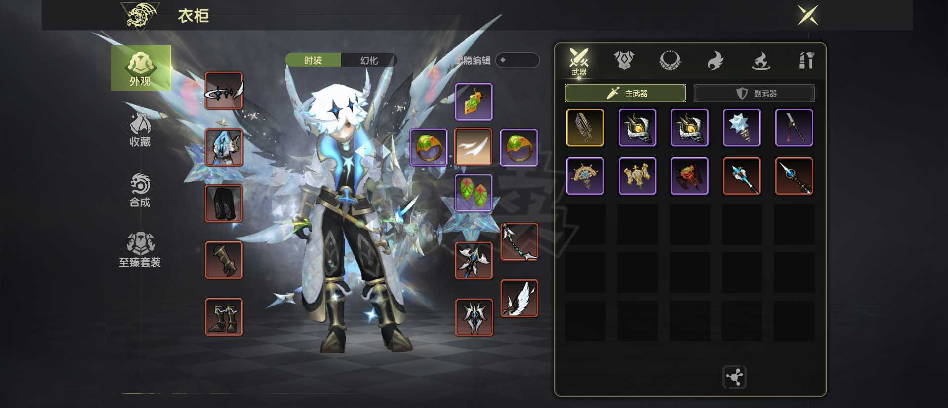 龙之谷世界-账号-[雷神 60级 ]11.2万战L时装雷神累氪19万***