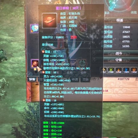 星辰变-账号-[炎魔 100级]流星泪18套仓库还有两个18石头15源的，祝福点可以上19武器