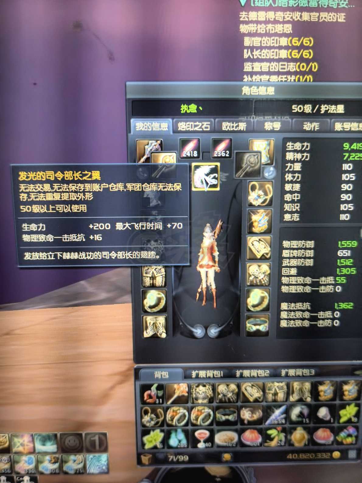 永恒之塔-账号-[护法星 50级]塔帐10蓝马10大德巴套攻暴德巴锤100政务翅膀十夫首饰套