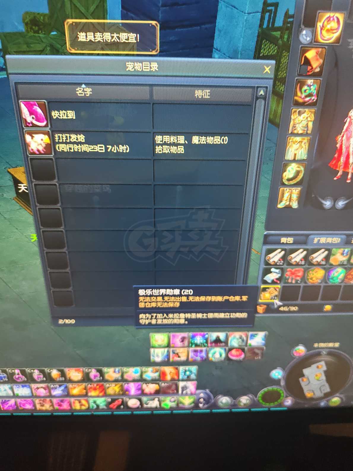 永恒之塔-账号-[魔道星 50级]塔珠10黑暗套