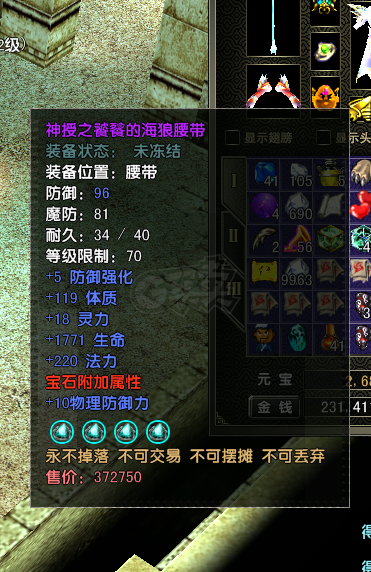 风云怀旧服-账号-[术士 炼气期1阶]YT89级法师