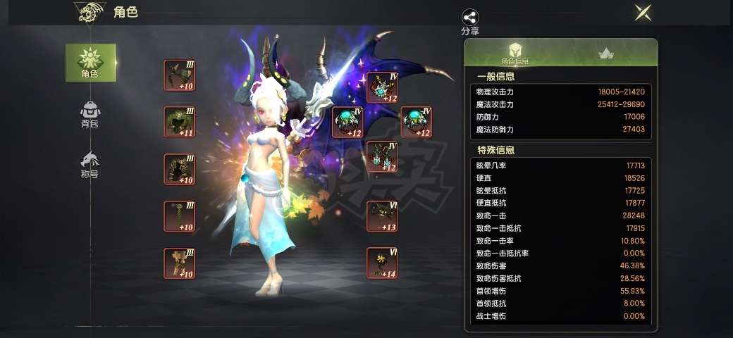 龙之谷世界-账号-[黑暗女王 40级]万氪女王11.7