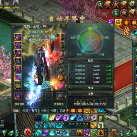 星辰变-账号-[赤阳 100级]本区榜一战士号全服榜十一