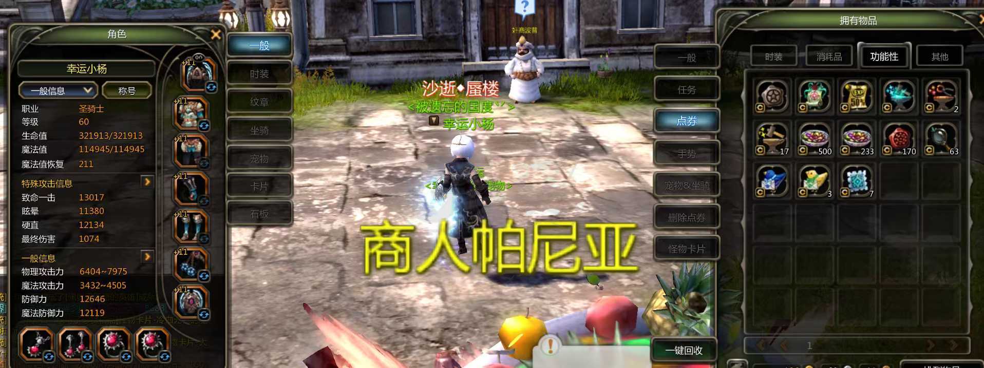 龙之谷怀旧服-账号-[剑皇 60级]2.0赞龙12l进化5件套4连体4件套圣徒