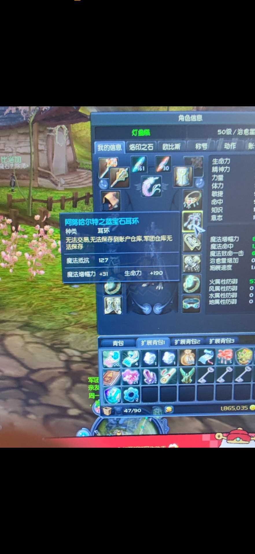 永恒之塔-账号-[治愈星 50级]*和魔道都五十级了