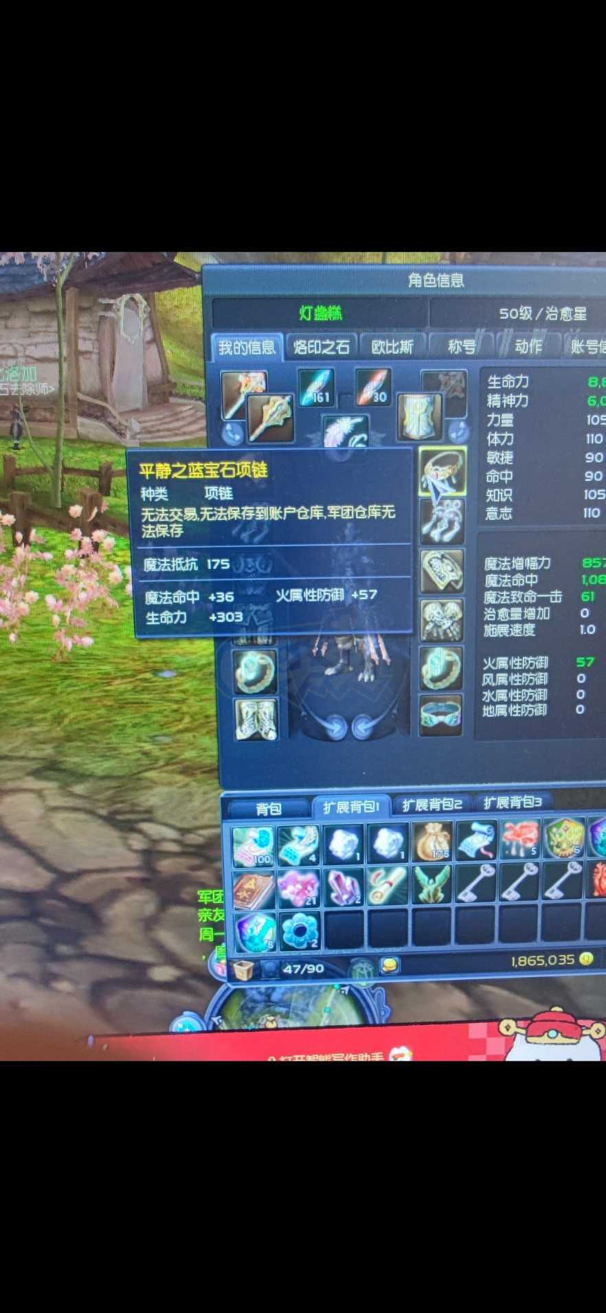 永恒之塔-账号-[治愈星 50级]*和魔道都五十级了