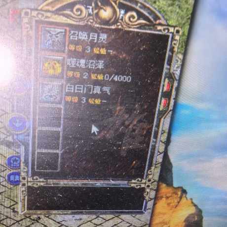 热血传奇怀旧版-账号-[道士 63级]打金点卡片的好号