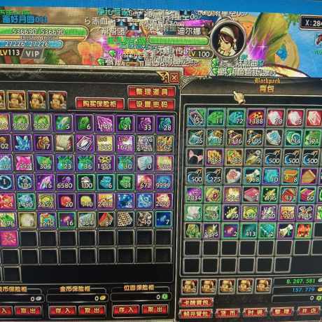 星尘传说-账号-[贤者 113级]荣耀衣服荣耀主宰材料多