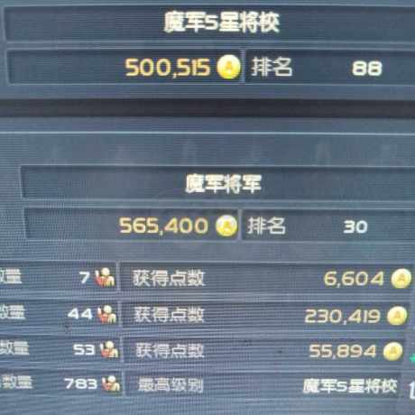 永恒之塔-账号-[魔道星 50级]五星德巴魔道武器达人