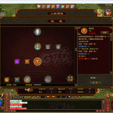 传奇世界-账号-[法师 50级]有魔法盾带极品完美豹子强化4