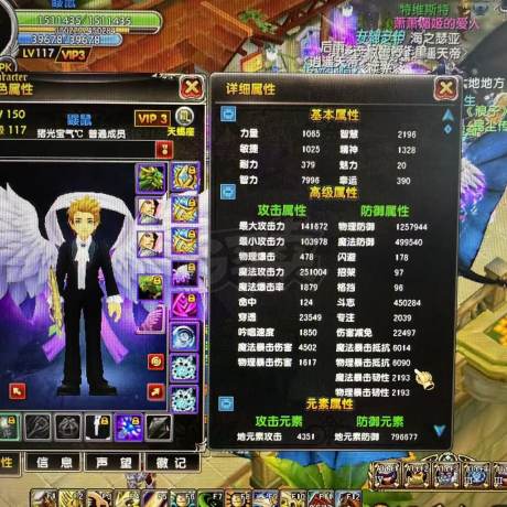 星尘传说-账号-[贤者 117级]武器 主宰31 差脚主宰套
