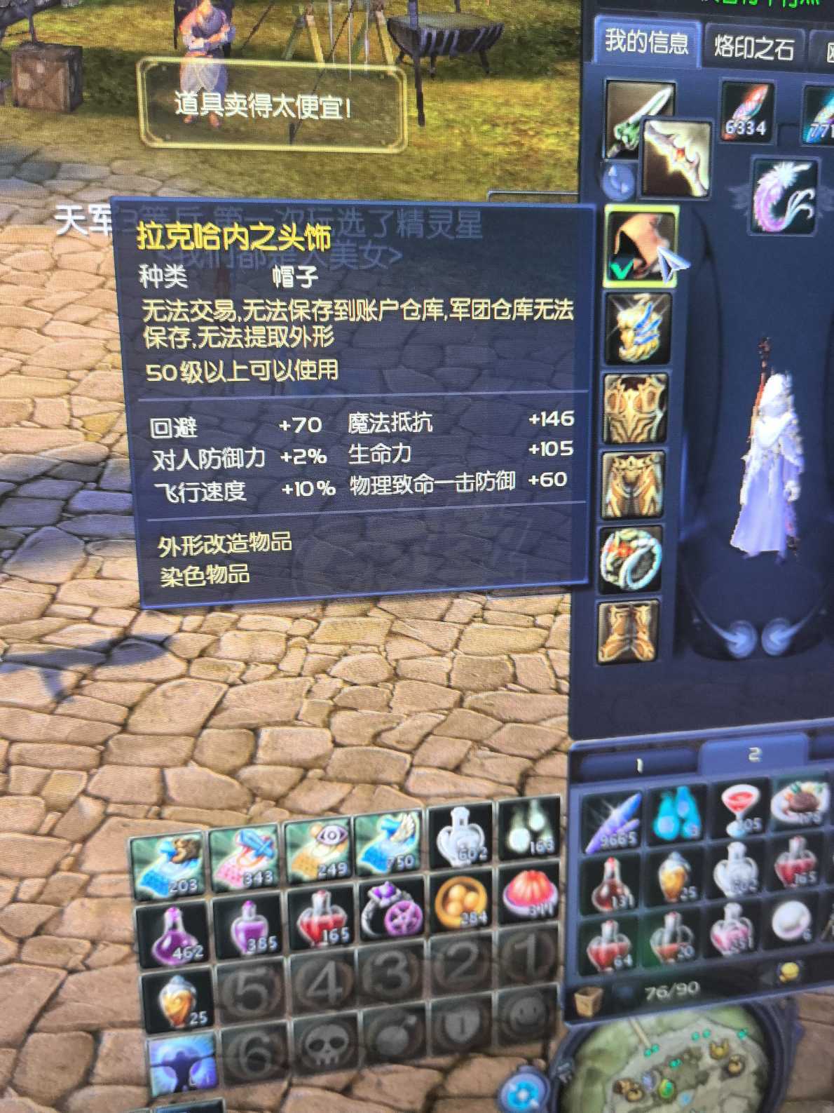 永恒之塔-账号-[弓星 50级]塔15 *精千15* 精百两套15*魔抗*魔命*第一弓星