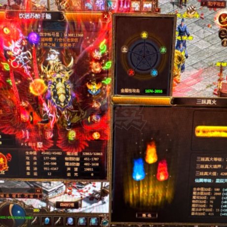 夺宝传世-账号-[法师 71级]满级法师 满10级精15轮回套