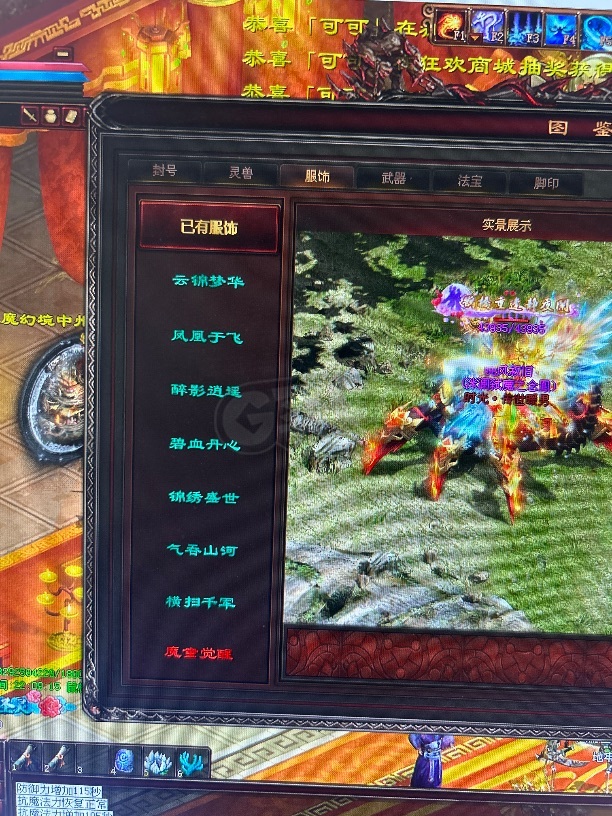传奇世界-账号-[法师 天人40重]镇魔20法道，境界满，配置很高，魔童