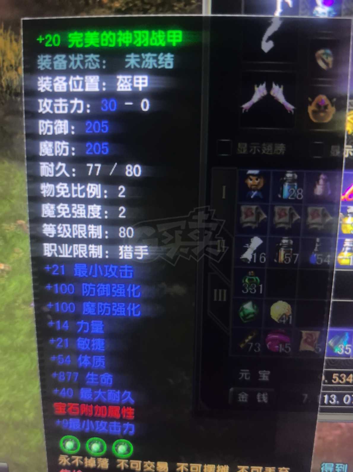 风云怀旧服-账号-[猎手 融合期*1阶]炎天88.5猎手