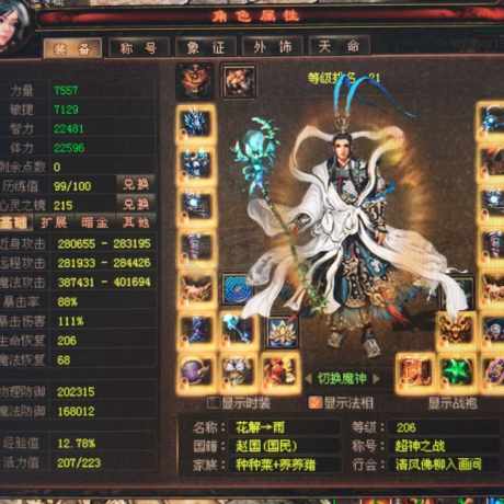 新英雄年代-账号-[巫火 206级]脱坑