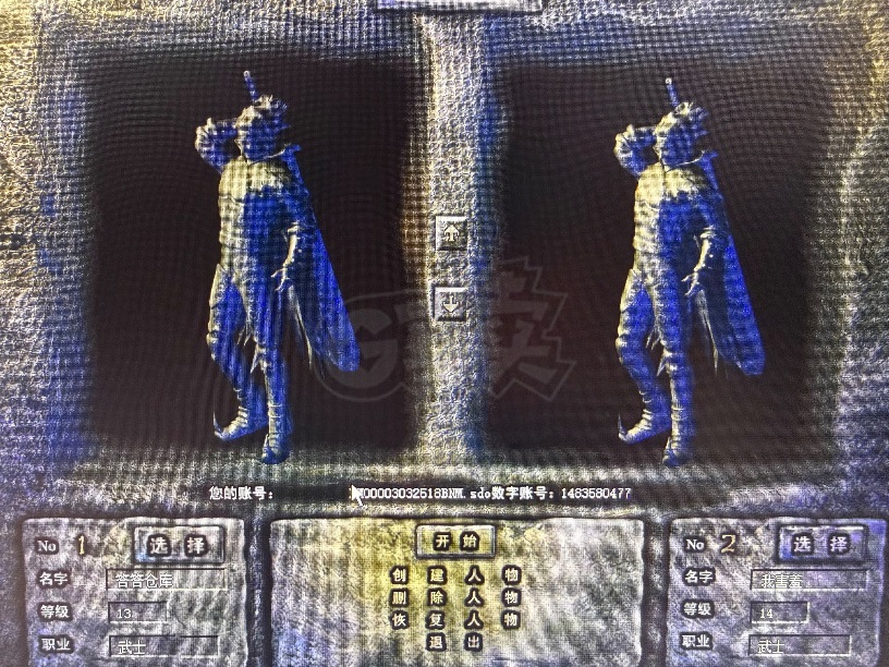 热血传奇-账号-[道士 43级]43级道士 41级法师 5个仓库号
