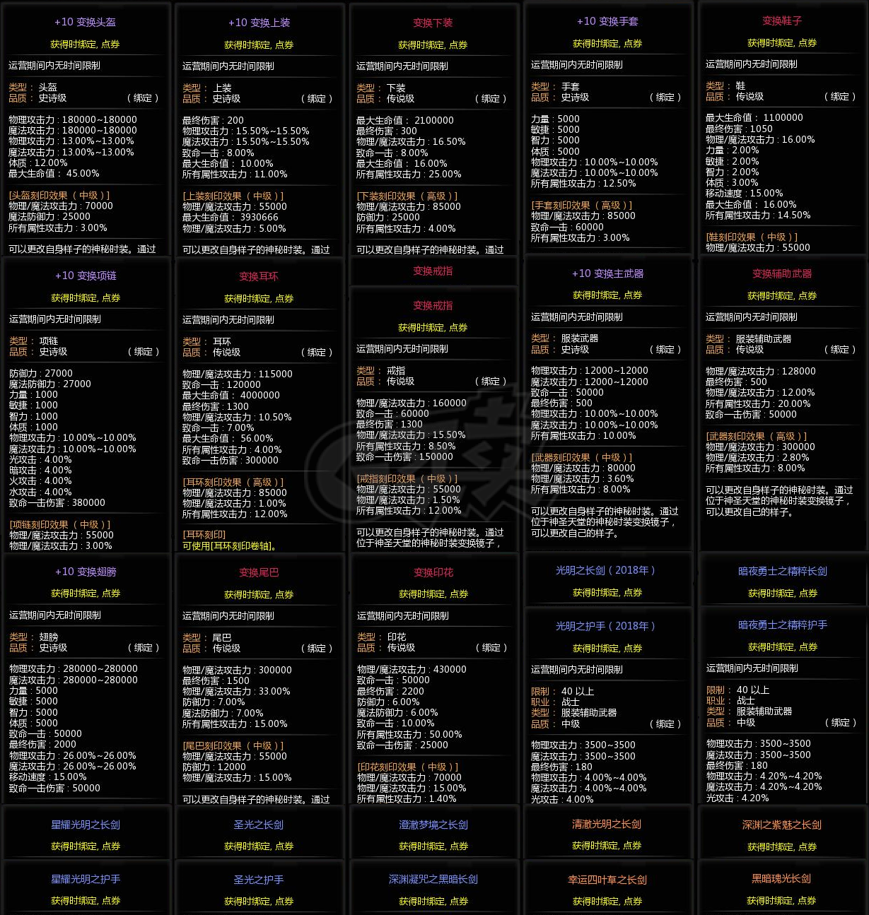 龙之谷-账号-[月之领主 100级]双龙金光剑仙12特武剑28衣柜 可转剑皇