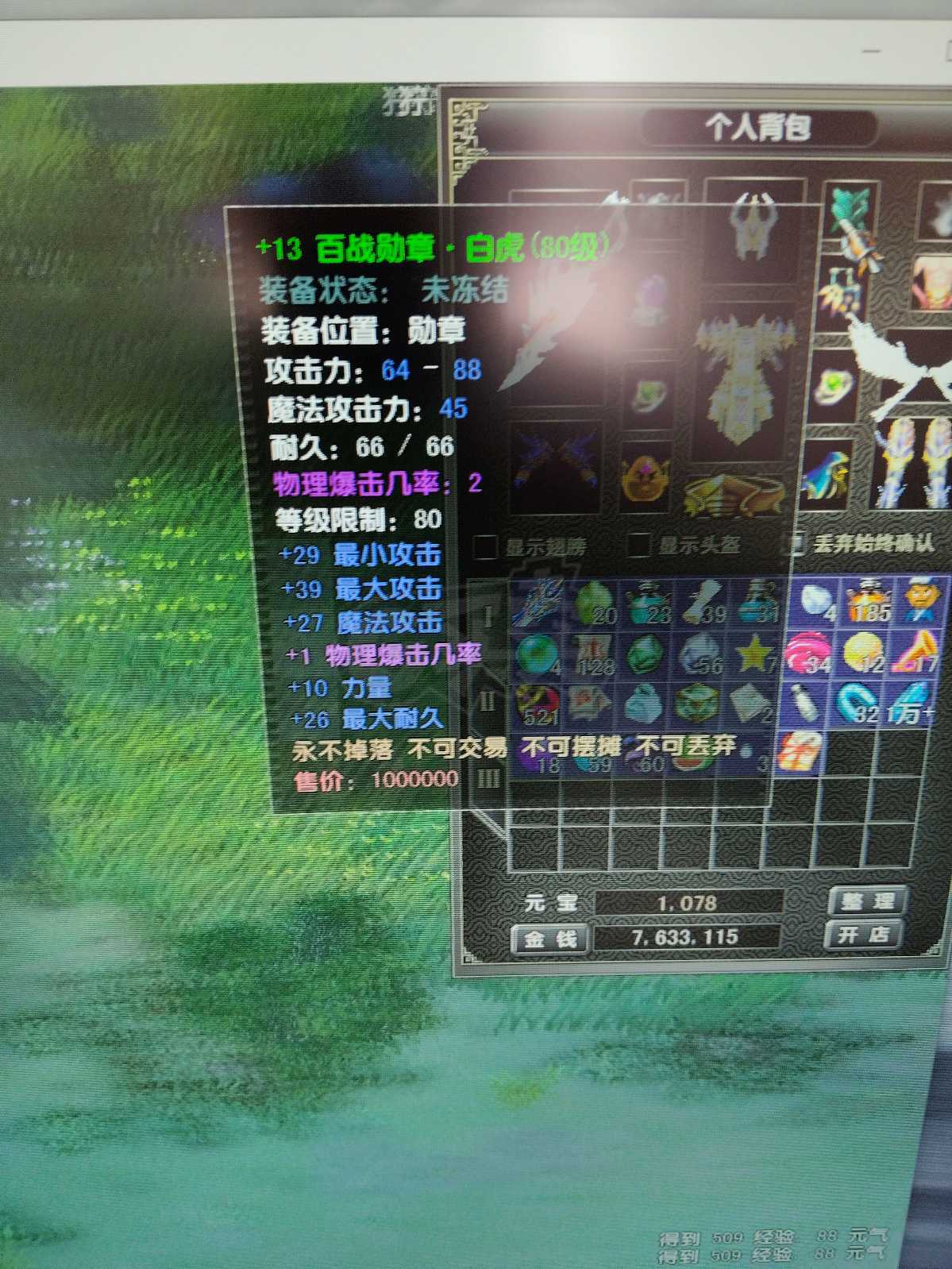 风云怀旧服-账号-[战士 炼气期*1阶]89级炎天战士买来练手超值