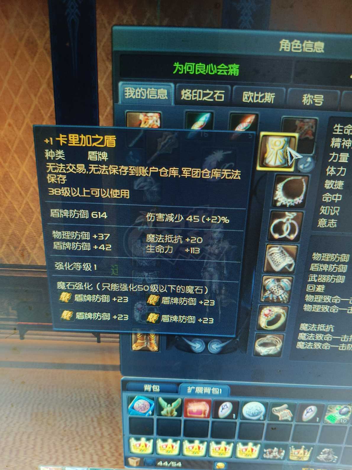 永恒之塔-账号-[护法星 40级]季卡护法武器搞好物资全在