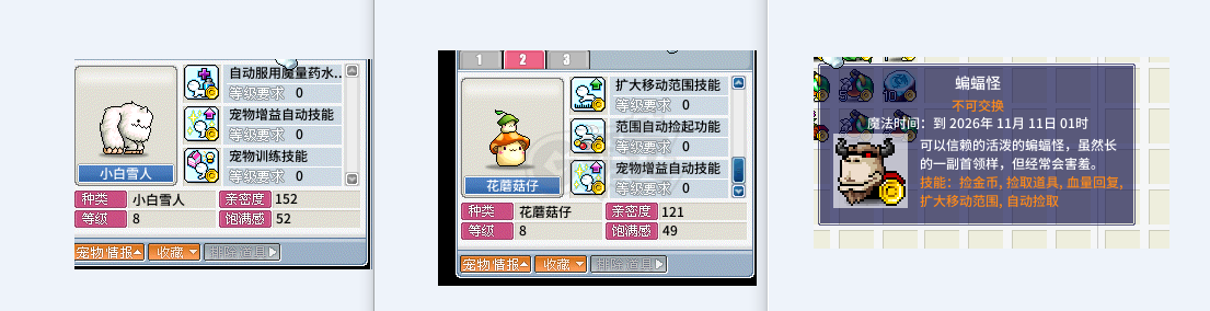 冒险岛怀旧服-账号-[冰雷法师 57级]57.5级打造装备，3宠物，会员，时装，极品底子号，一天产出450W*，持续升级中