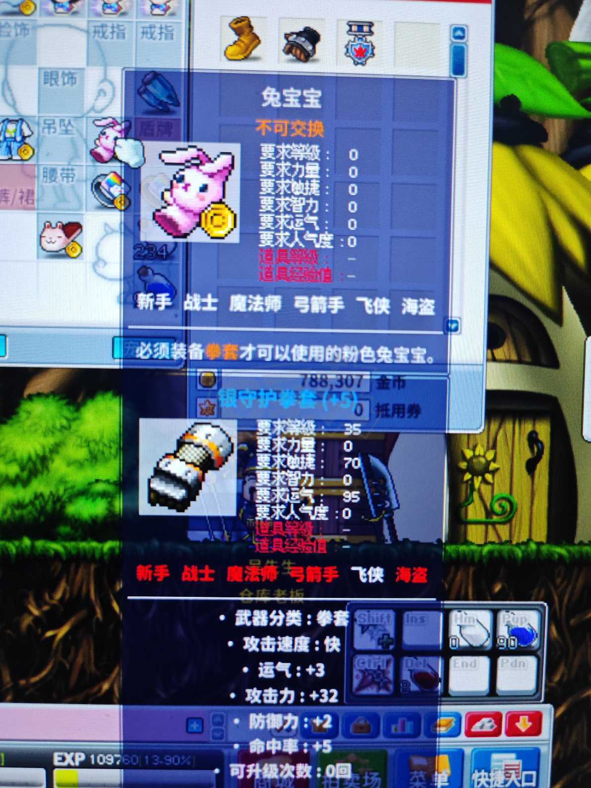 冒险岛怀旧服-账号-[刺客 53级]53标飞