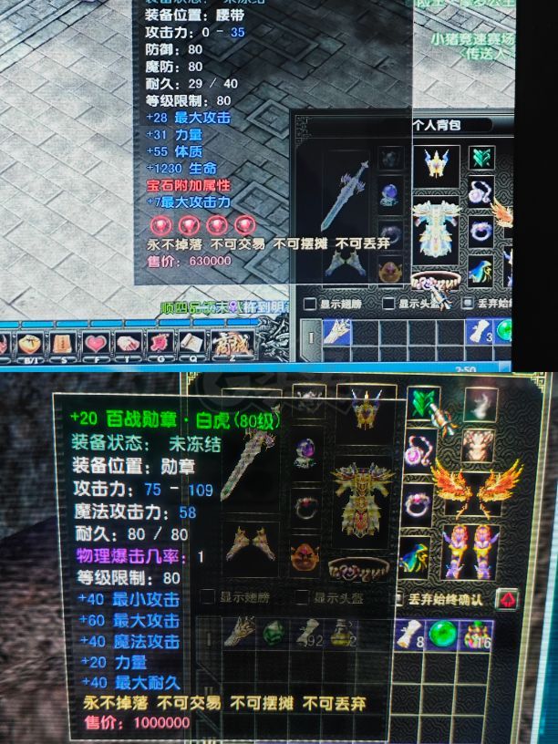 风云怀旧服-账号-[战士 融合期*5阶]苍云战士70神武80神套加20