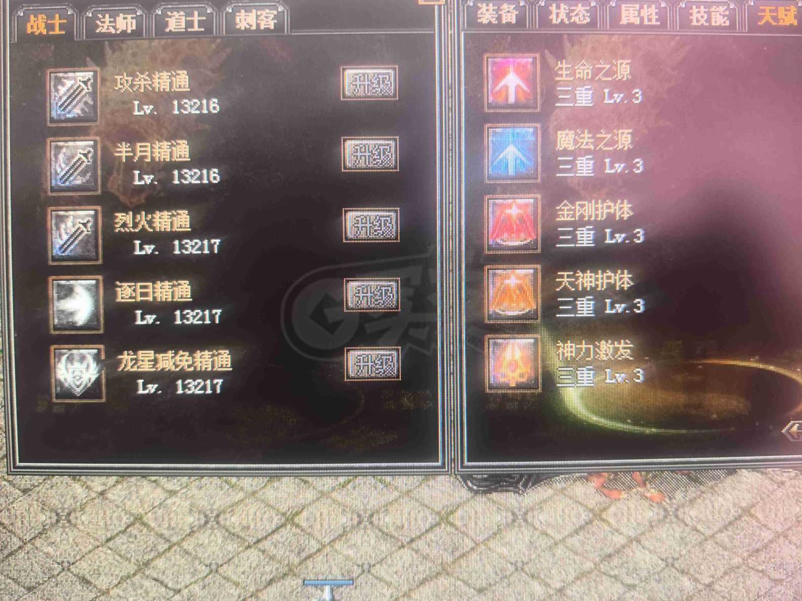 传奇外传-账号-[主体战士 999级]雪二战战空号