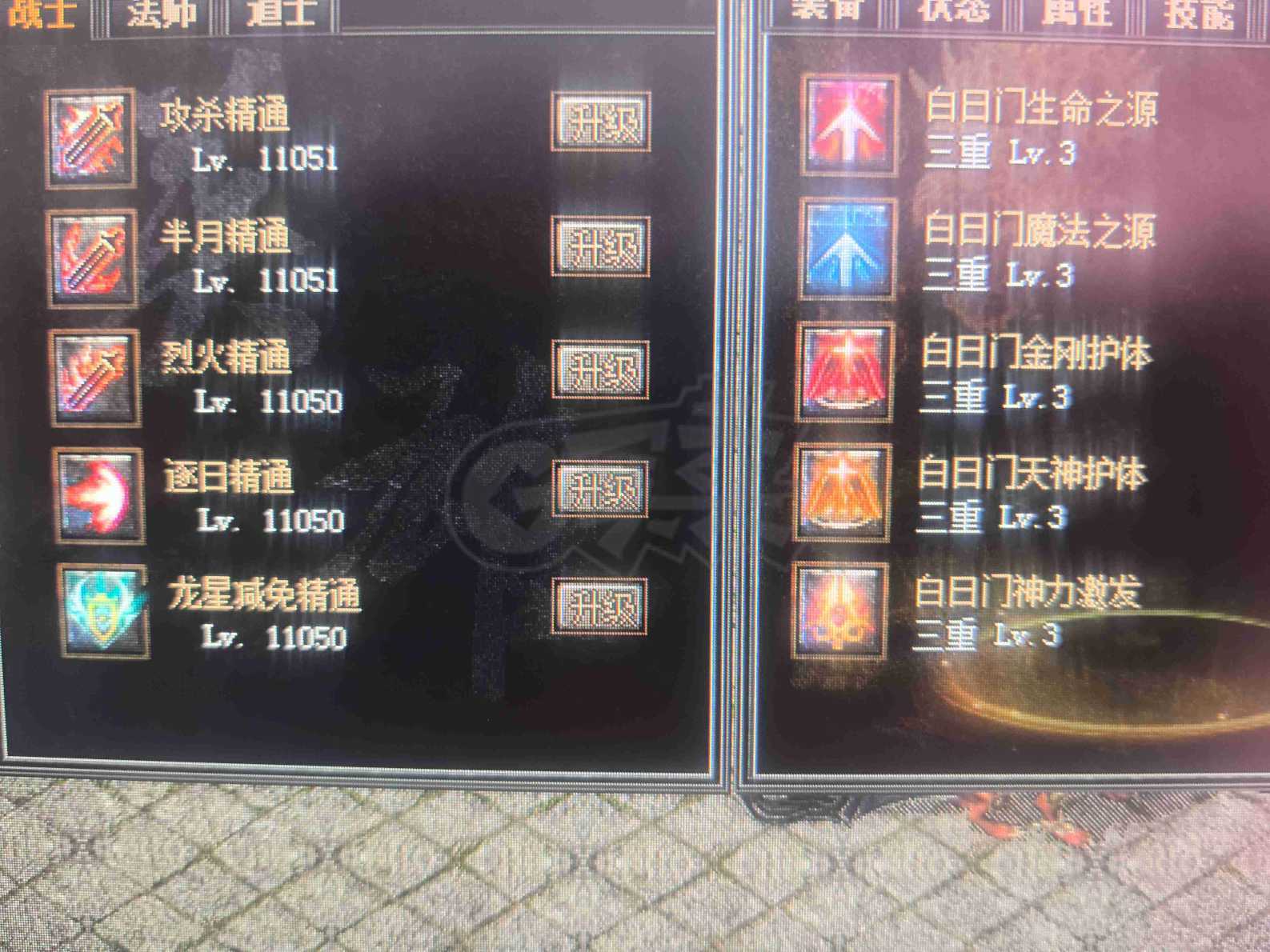 传奇外传-账号-[主体战士 999级]雪二战战空号