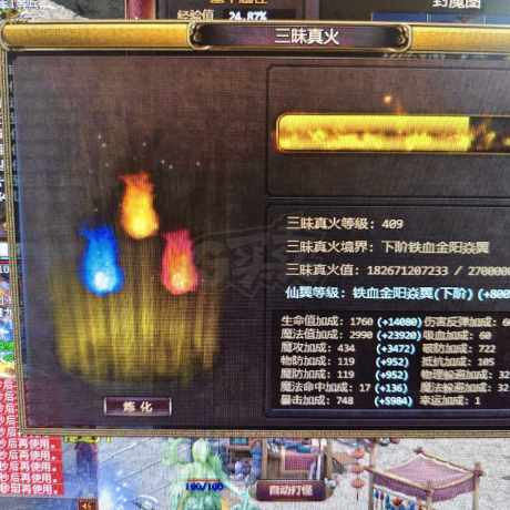 夺宝传世-账号-[法师 63级]白轮回套409级真火