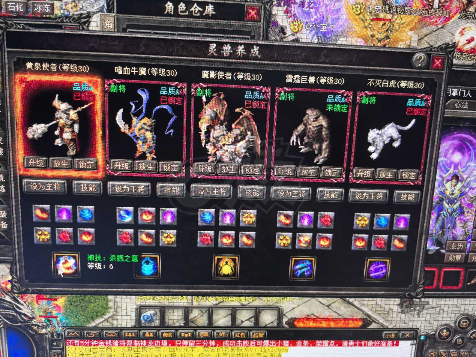 热血传奇-账号-[刺客 999级]*D多个极品号