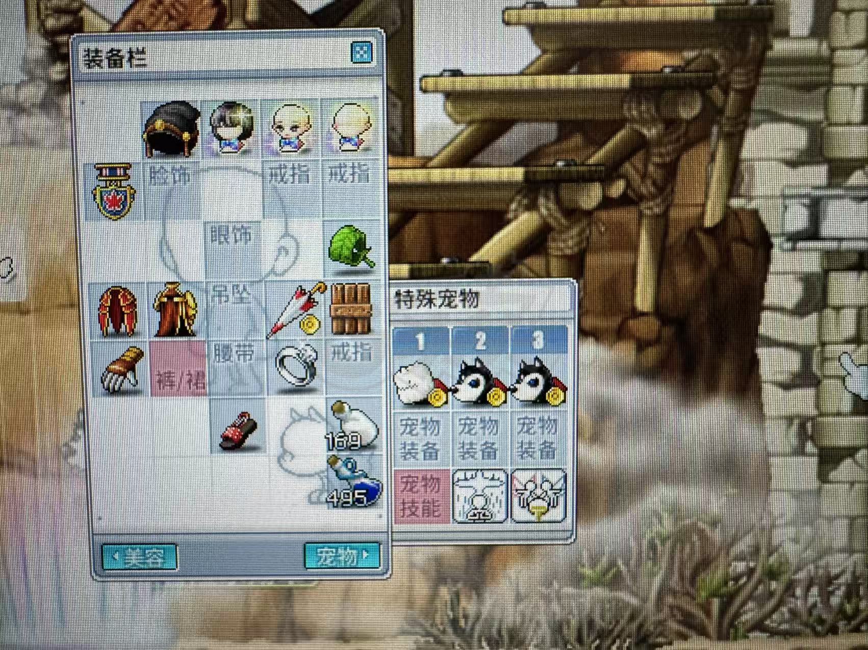 冒险岛怀旧服-账号-[牧师 77级]77级完美加点手工号送35LK号持续升级中三个宠物会员刚开