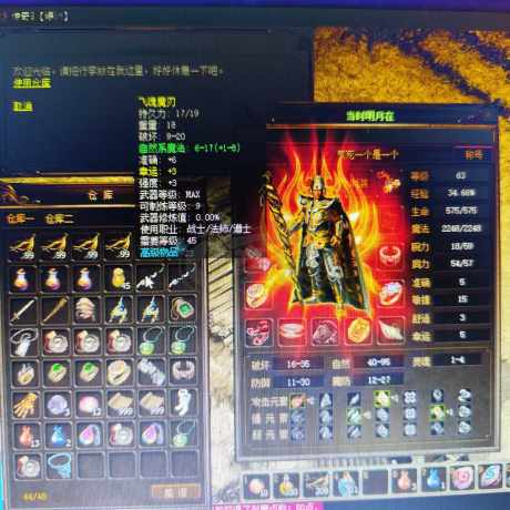 传奇3(时长版)-账号-[魔法师 63级]长期不在