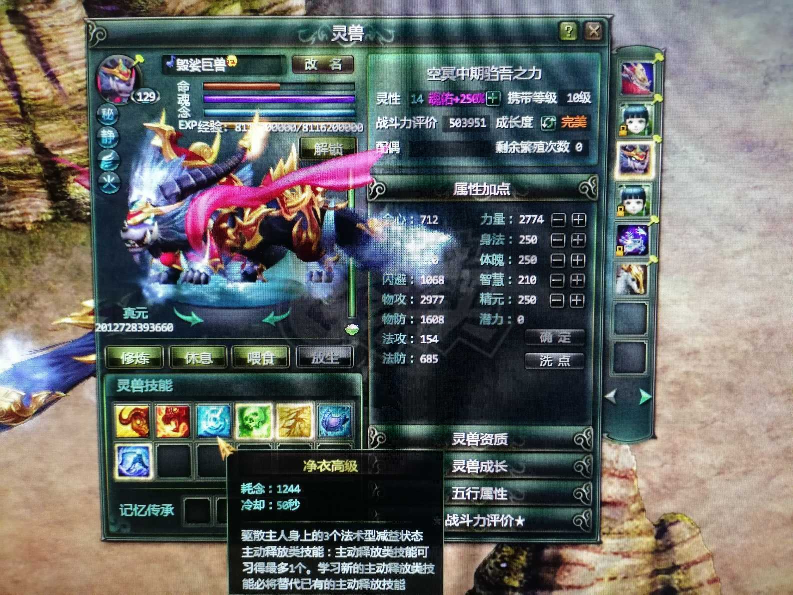 星辰变-账号-[血魔 100级]18武器16套，流星纠缠13级，19.18套流星泪