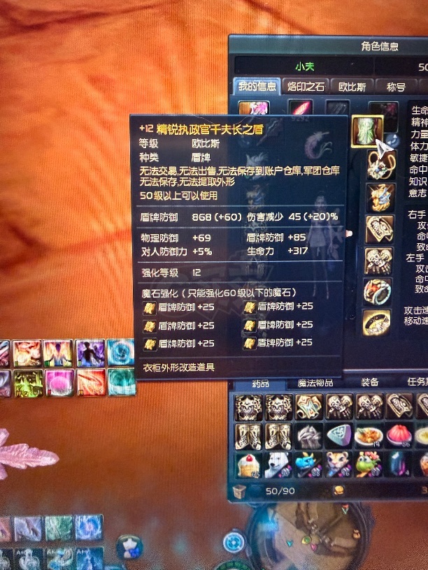 永恒之塔-账号-[治愈星 50级]外形*全套精千10盾12法杖12德巴10裸增幅2591
