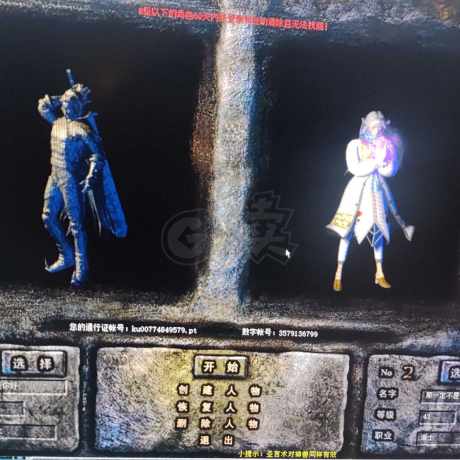 热血传奇-账号-[道士 43级]43级女道士旁边还个43级男战士